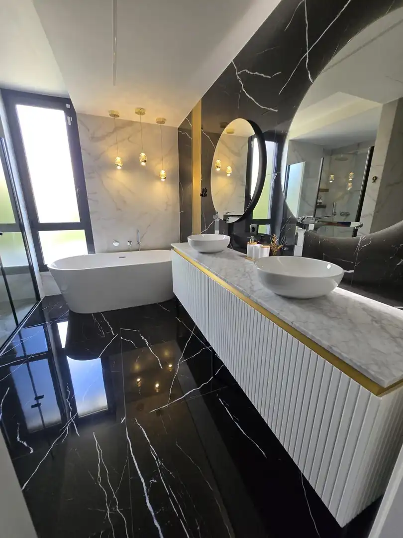 Baño de Casa o chalet de alquiler en Finestrat con Aire acondicionado, Calefacción y Jardín privado