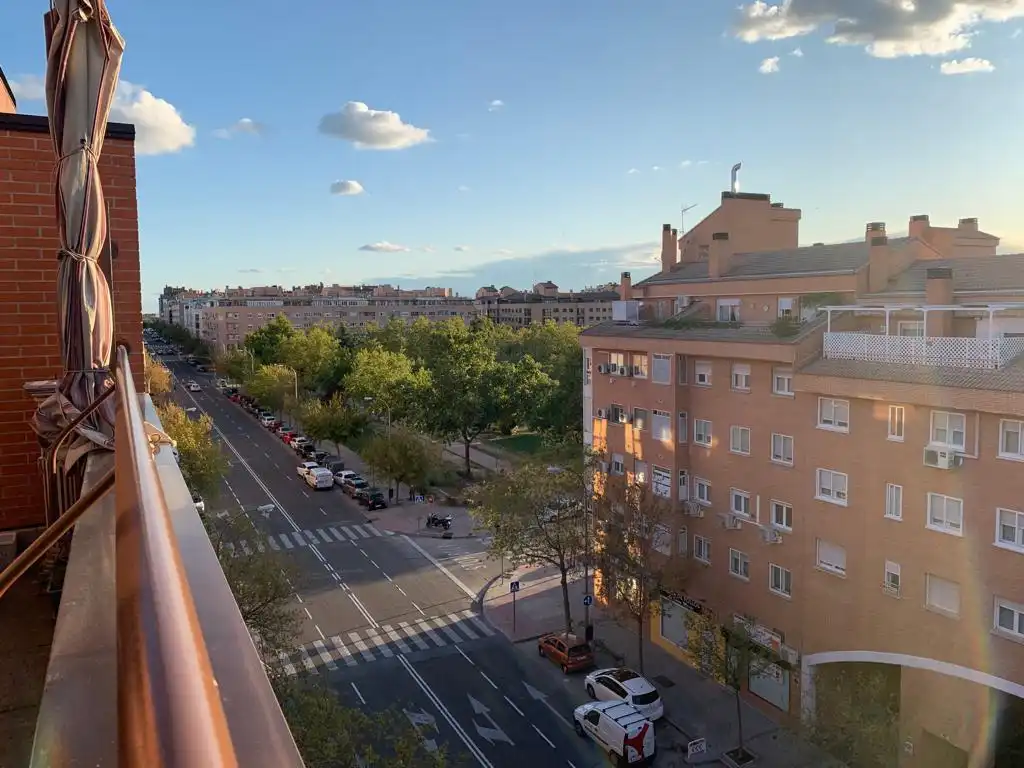 Exterior view of Flat for rent in Madrid  with Air Conditioner, Heating and Parquet flooring