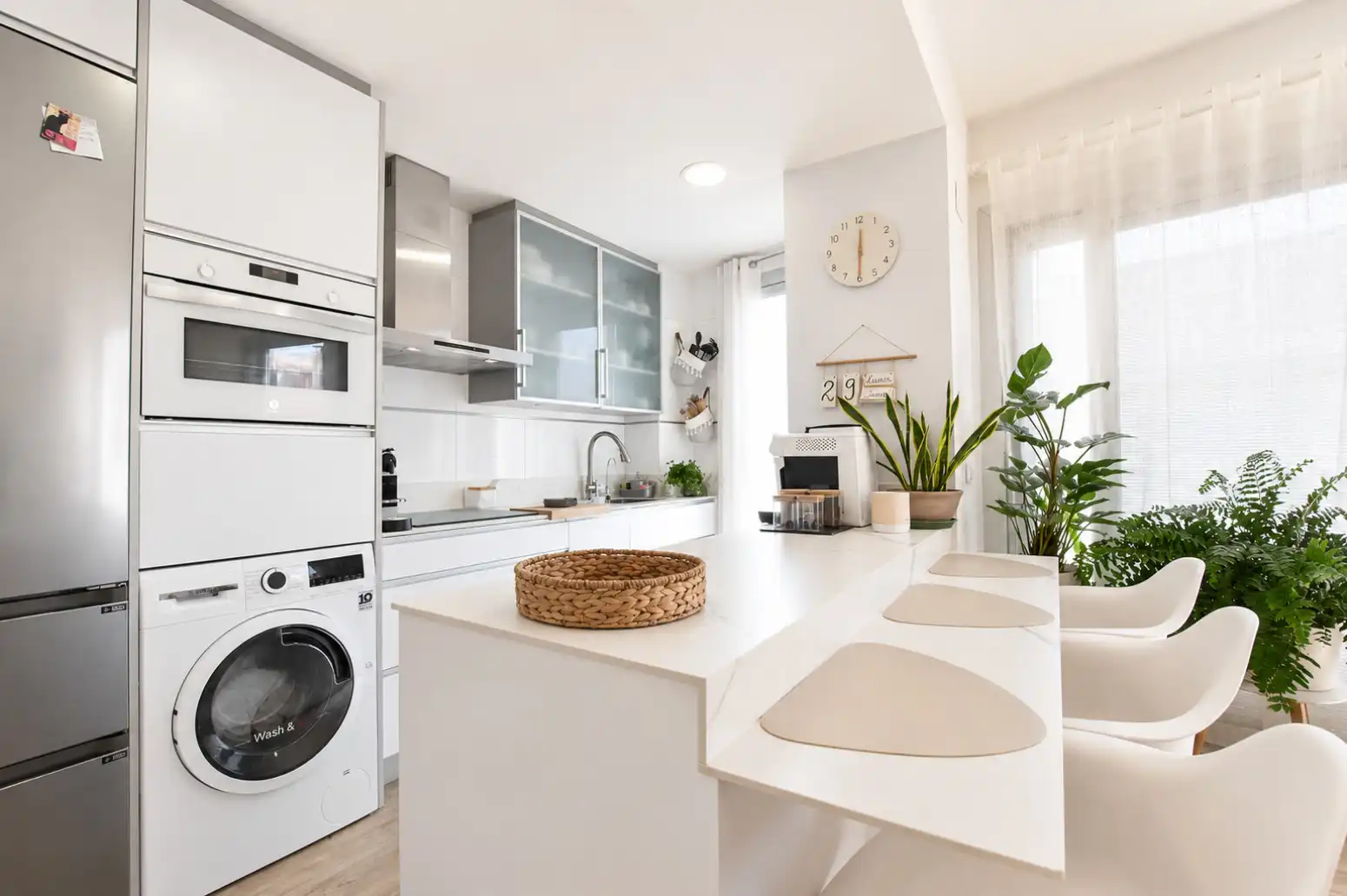 Kitchen of Flat for sale in Rafelbuñol / Rafelbunyol  with Heating, Furnished and Balcony