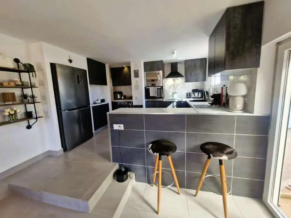 Cocina de Casa o chalet en venta en Mijas con Aire acondicionado, Jardín privado y Terraza
