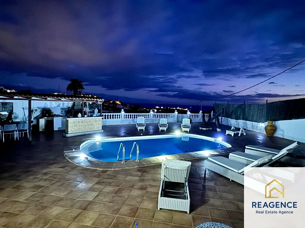 Terraza de Casa o chalet en venta en El Salobre