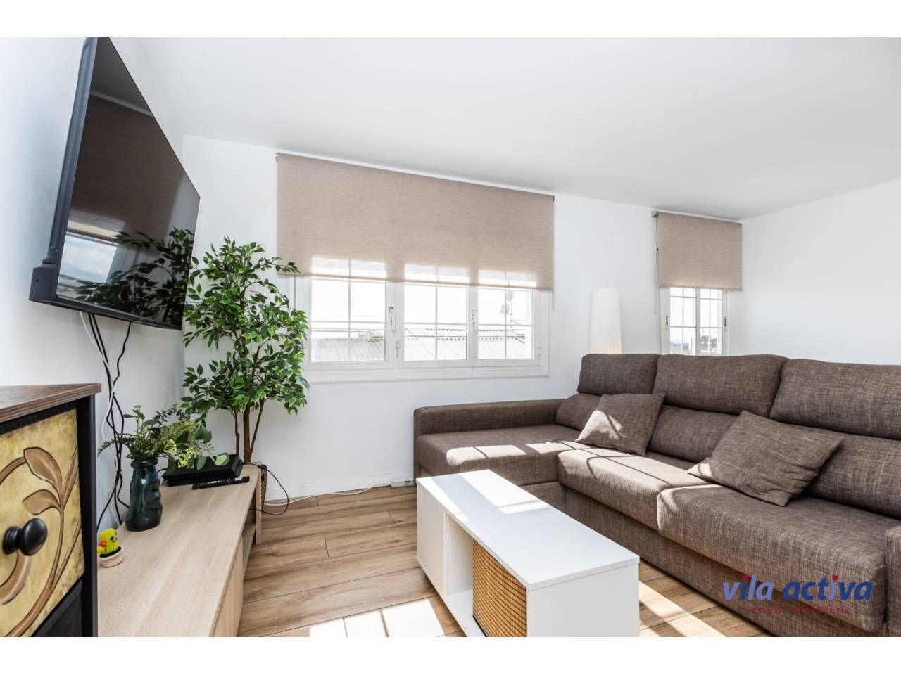 Living room of Flat for sale in Terrassa  with Parquet flooring