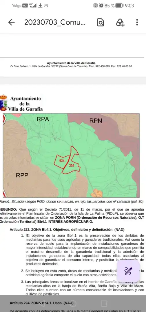 Finca rústica en venta en Garafía, Santa Cruz de Tenerife