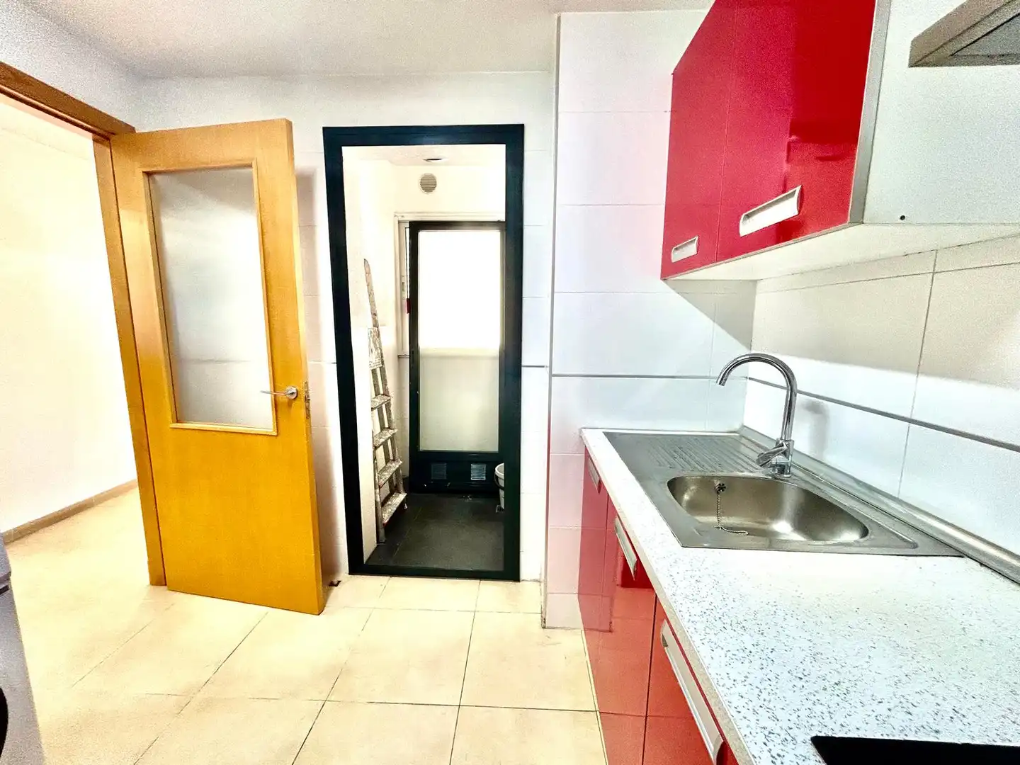 Kitchen of Flat for sale in Roquetas de Mar  with Air Conditioner, Heating and Terrace