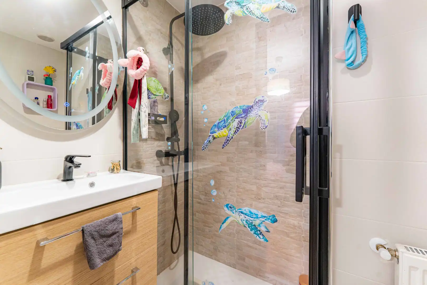 Badezimmer von Dachboden zum Verkauf in Arroyomolinos (Madrid) mit Heizung, Parkett und Terrasse