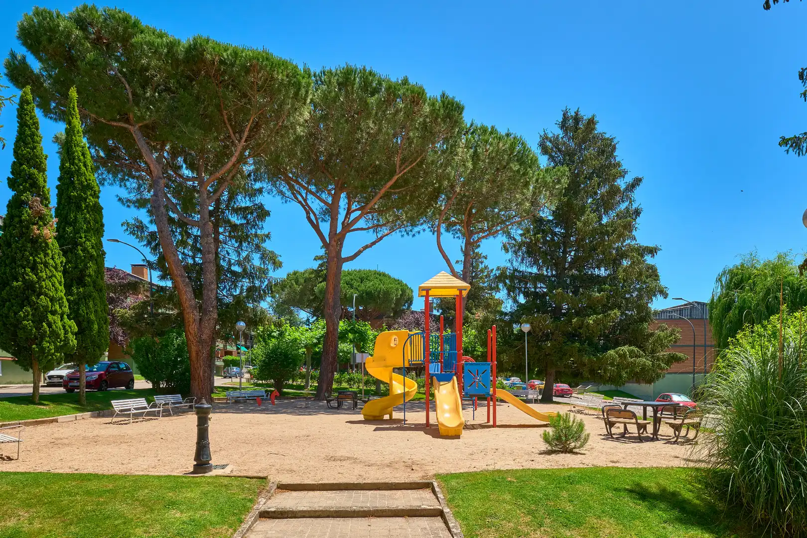 Garten von Wohnung zum Verkauf in Collado Mediano mit Heizung, Terrasse und Abstellraum