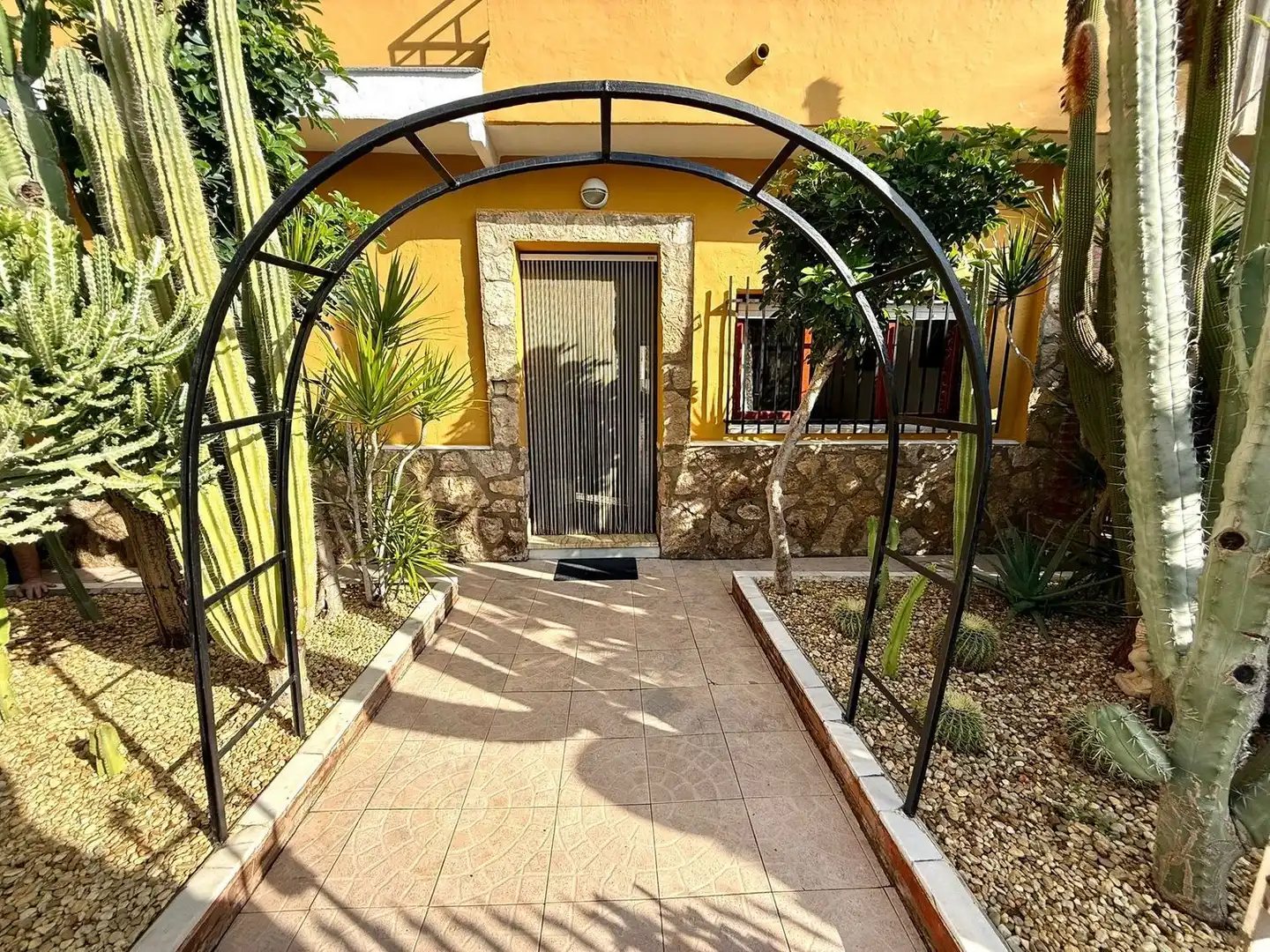 Garten von Einfamilien-Reihenhaus zum Verkauf in Pulpí mit Heizung, Terrasse und Abstellraum