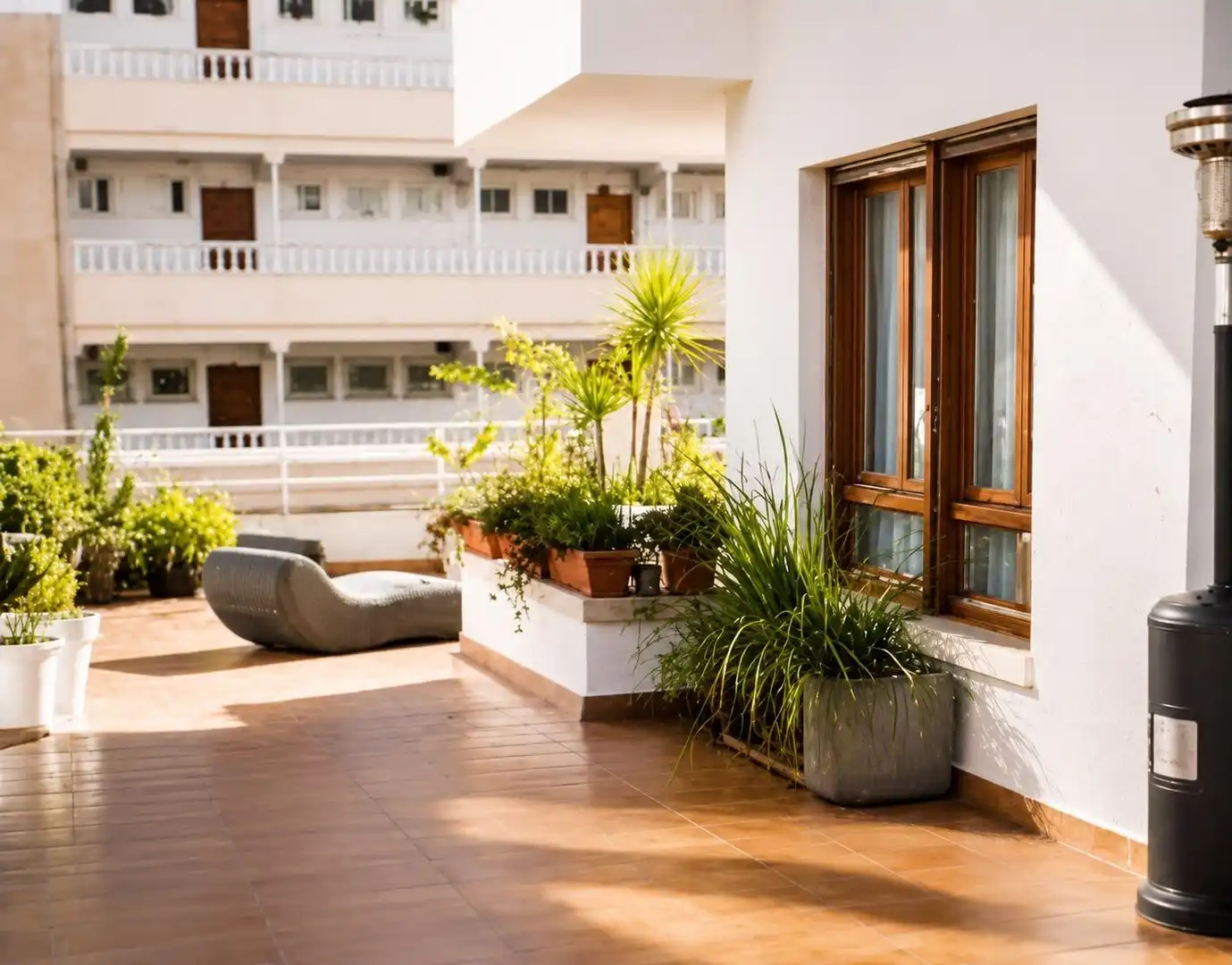Terraza de Ático en venta en  Palma de Mallorca con Aire acondicionado, Jardín privado y Terraza