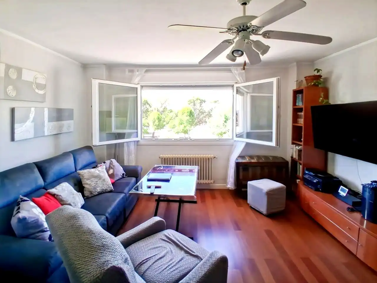 Wohnzimmer von Wohnung zum Verkauf in Madrid mit Klimaanlage, Heizung und Möbliert