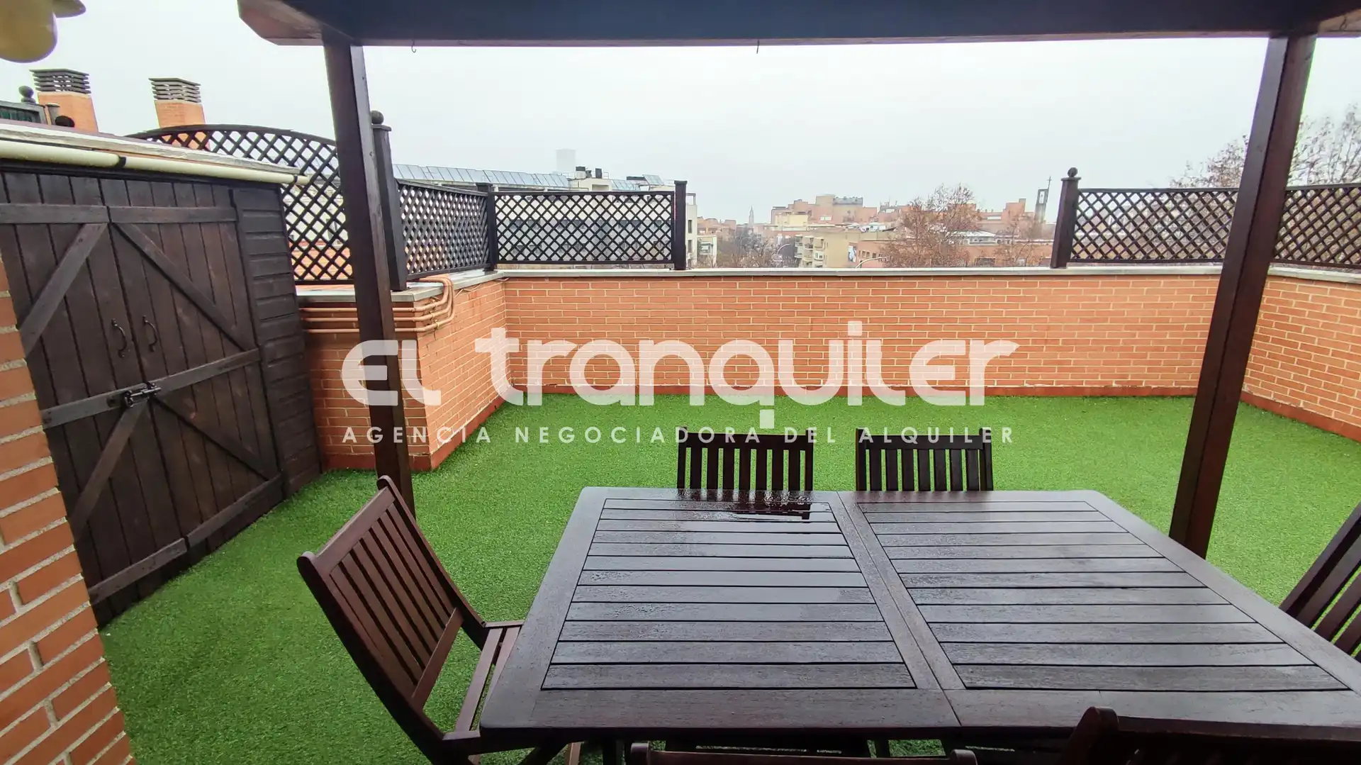Terrassa de Àtic de lloguer en Madrid amb Aire condicionat, Parquet i Terrassa