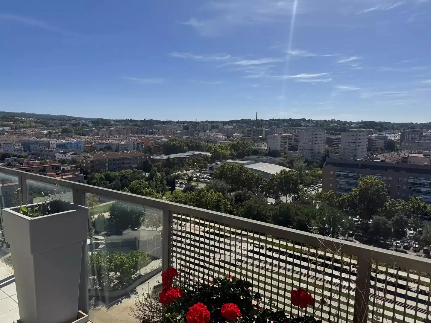 Balcony of Flat for sale in Girona  with Air Conditioner, Heating and Parquet flooring