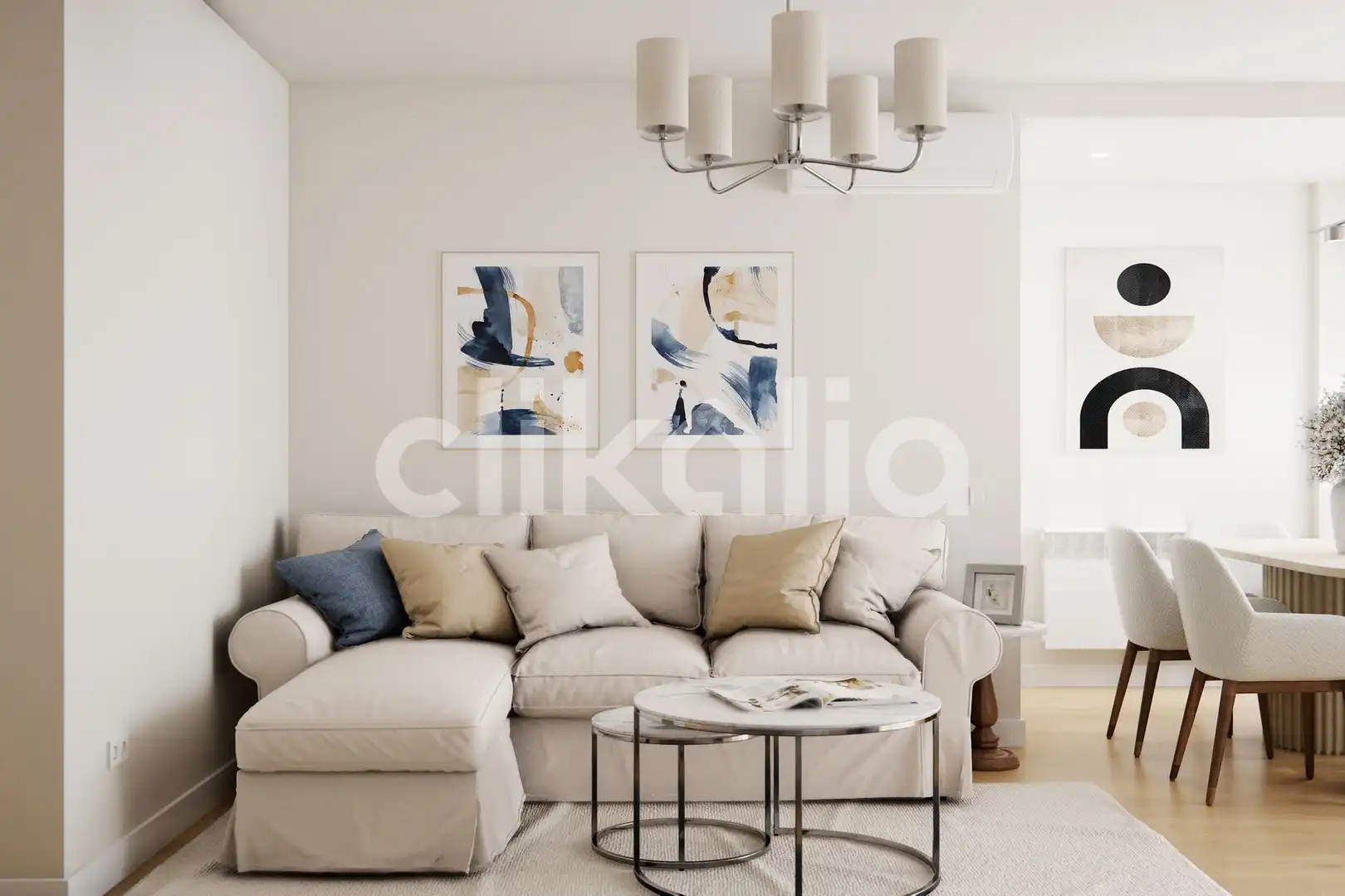 Living room of Flat for sale in Madrid  with Air Conditioner, Heating and Terrace