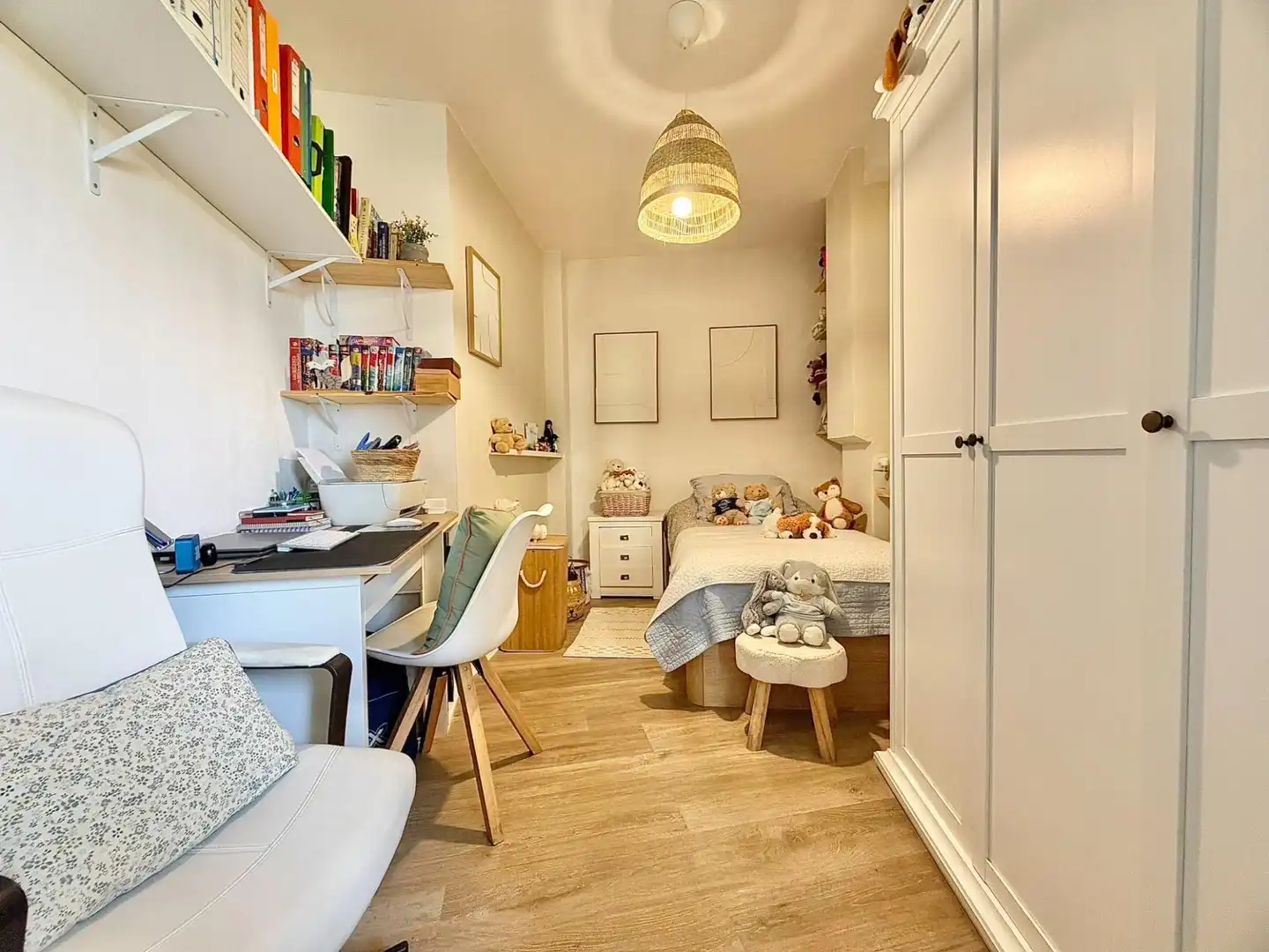 Bedroom of Flat for sale in Terrassa  with Heating, Parquet flooring and Terrace
