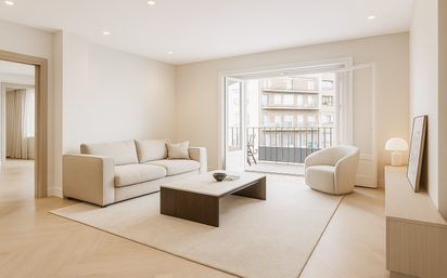 Living room of Flat for sale in  Madrid Capital  with Heating and Terrace