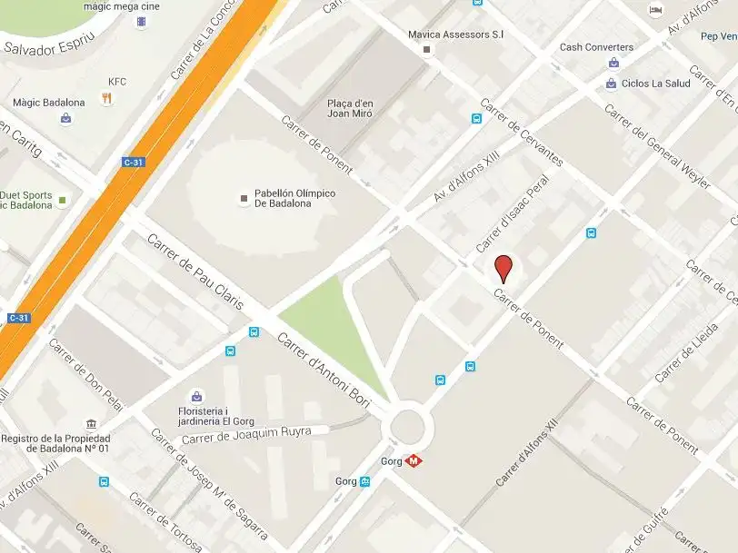 Exterior view of Garage for rent in Badalona