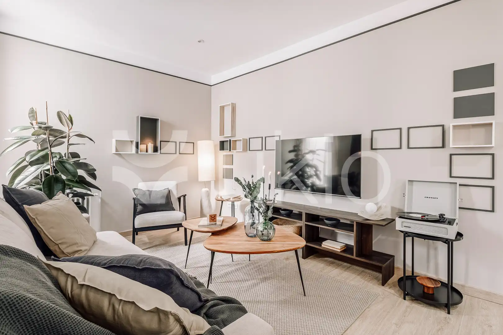 Sala d'estar de Apartament de lloguer en Madrid amb Aire condicionat, Calefacció i Moblat