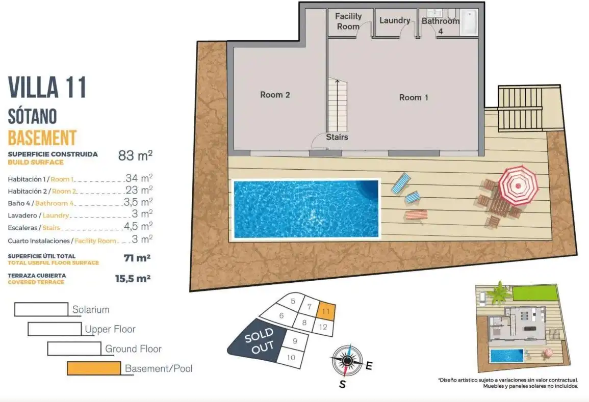 Villa mit Pool zum Verkauf in Finestrat Pueblo, imagen 70