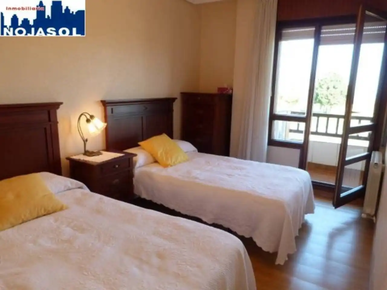 Bedroom of Flat for rent in Noja  with Heating, Terrace and Furnished