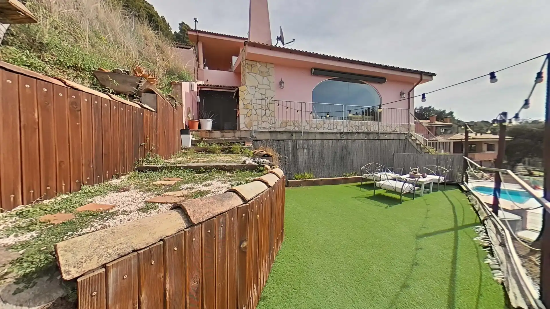 Terraza de Casa o chalet en venta en L'Ametlla del Vallès con Aire acondicionado, Calefacción y Jardín privado