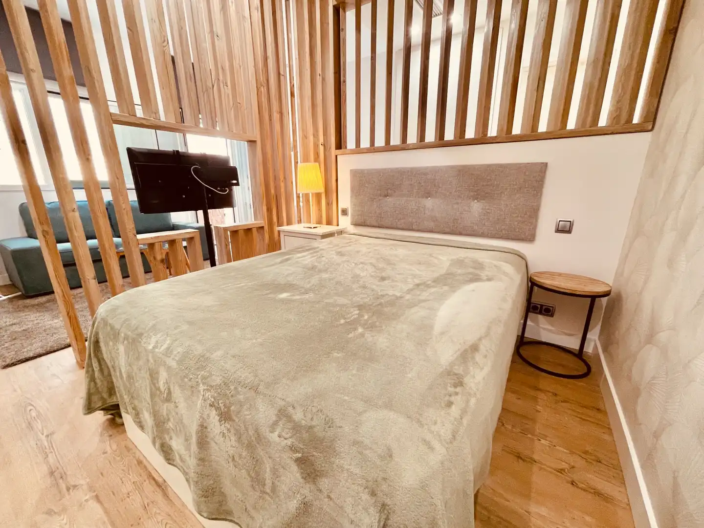 Habitación de Apartamento de alquiler en Madrid con Aire acondicionado, Calefacción y Terraza