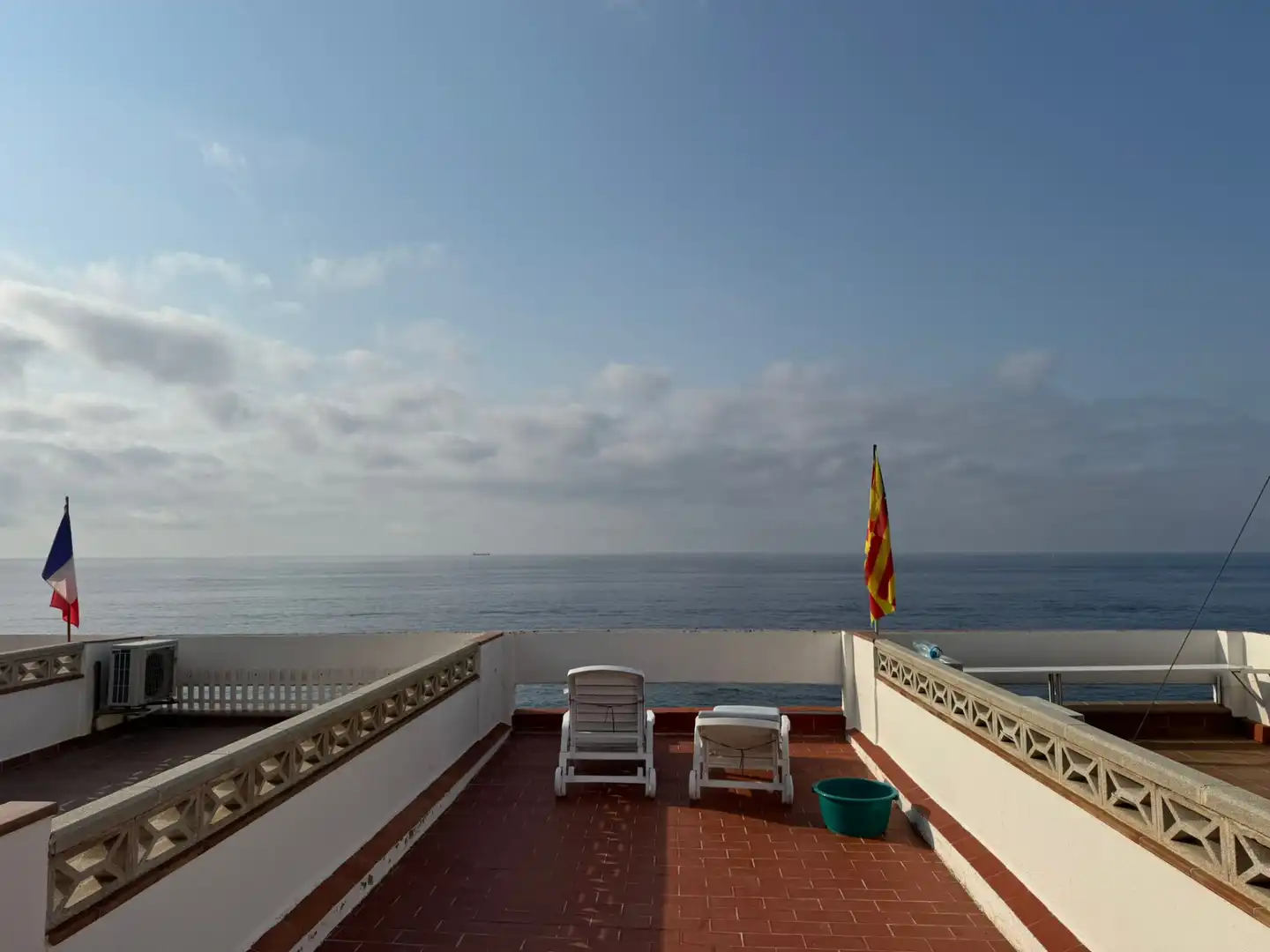 Terrasse von Einfamilien-Reihenhaus zur Miete in Palamós mit Terrasse und Möbliert