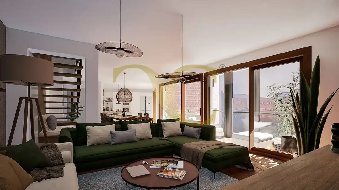 Wohnzimmer von Maisonette zum Verkauf in Noreña mit Heizung, Terrasse und Abstellraum