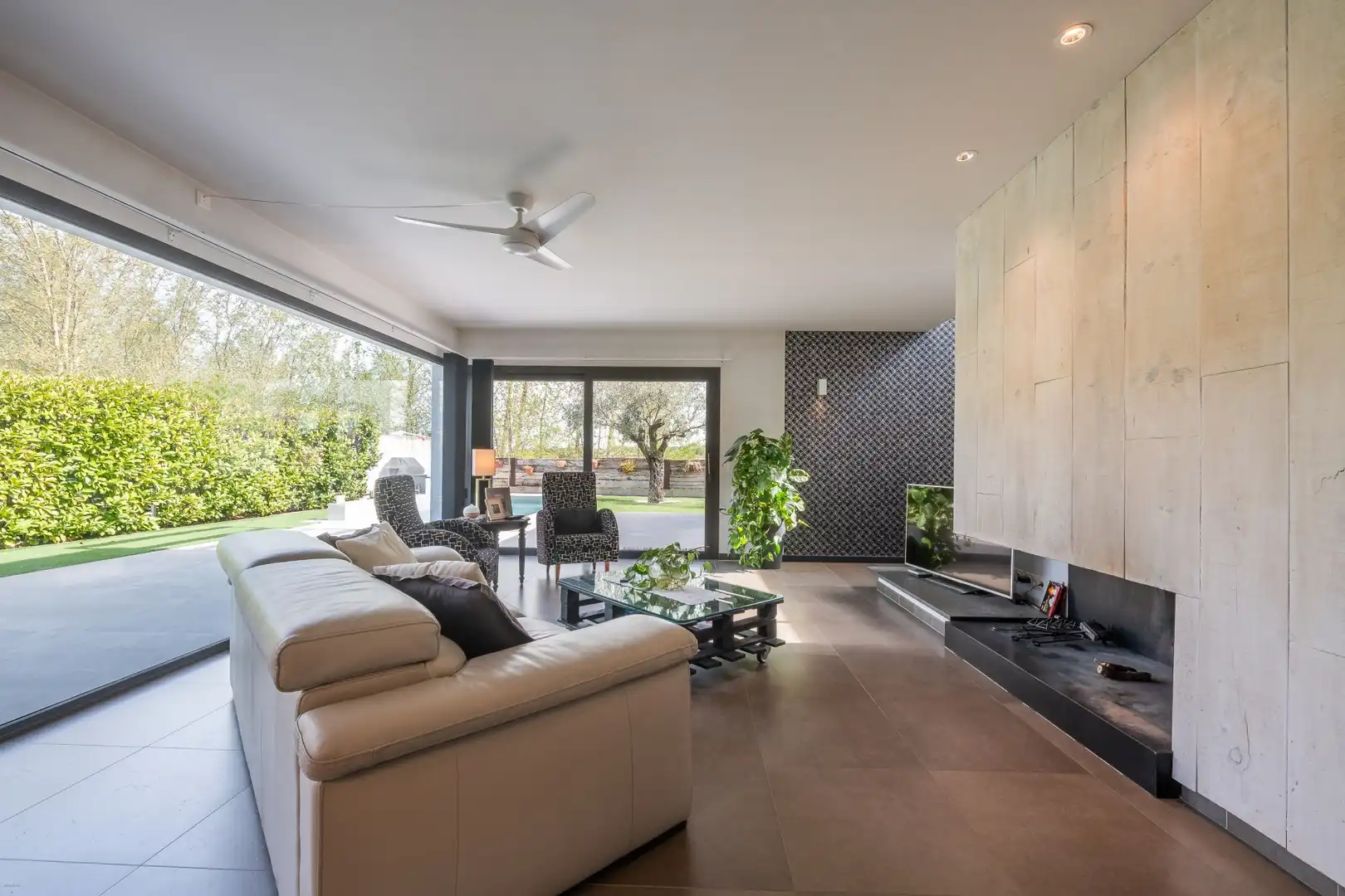 Sala de estar de Casa o chalet en venta en Cornellà del Terri