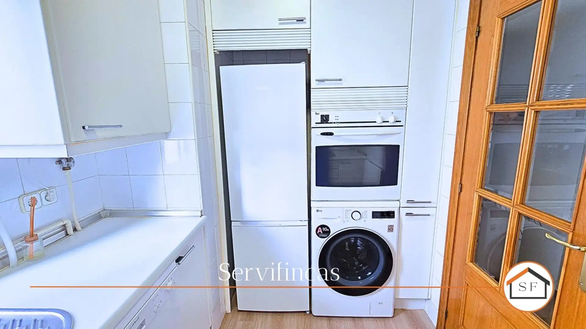 Küche von Wohnung zur Miete in Madrid mit Heizung und Parkett