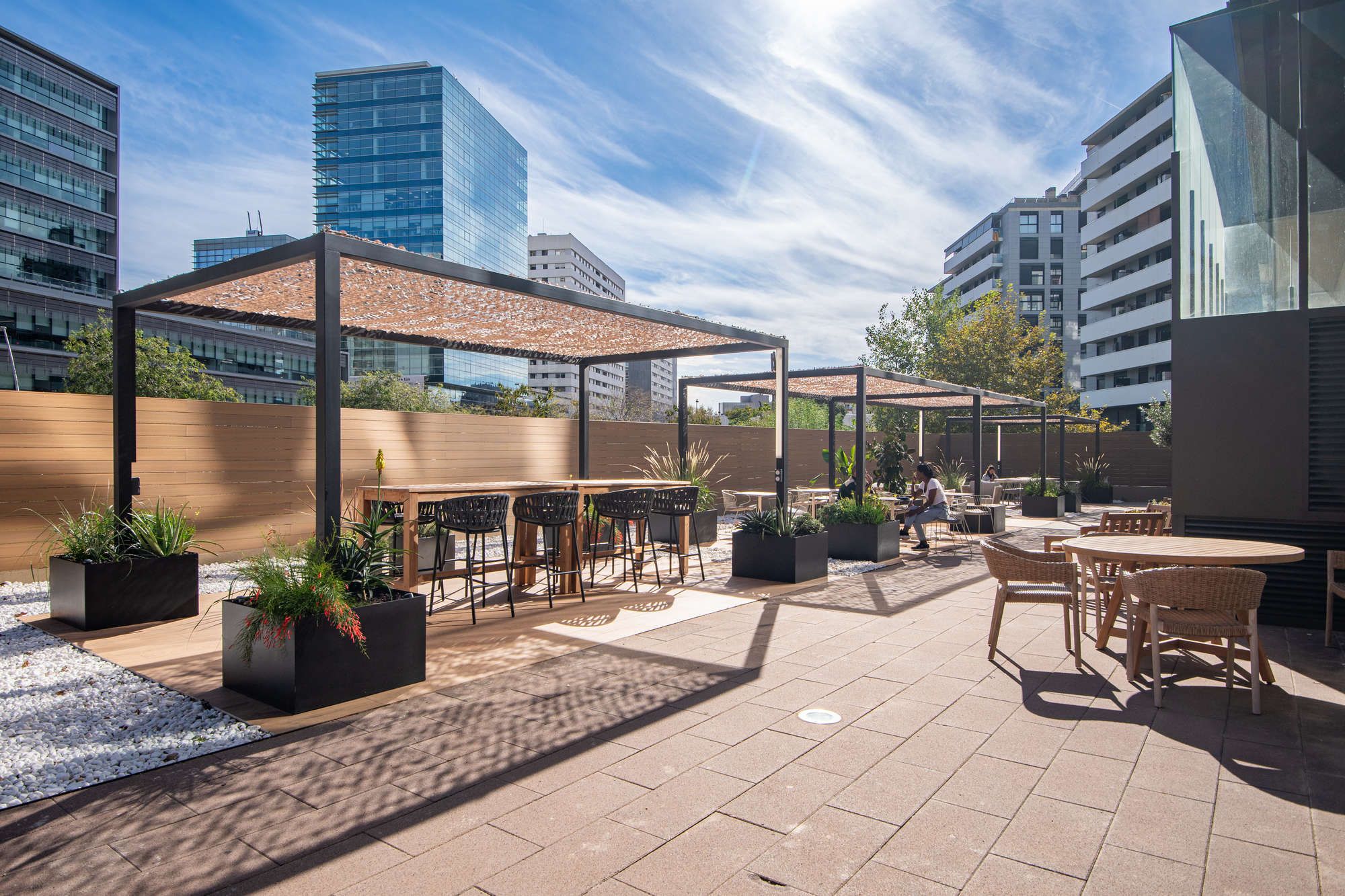 Terrace of Office to rent in  Barcelona Capital  with Air Conditioner, Heating and Furnished