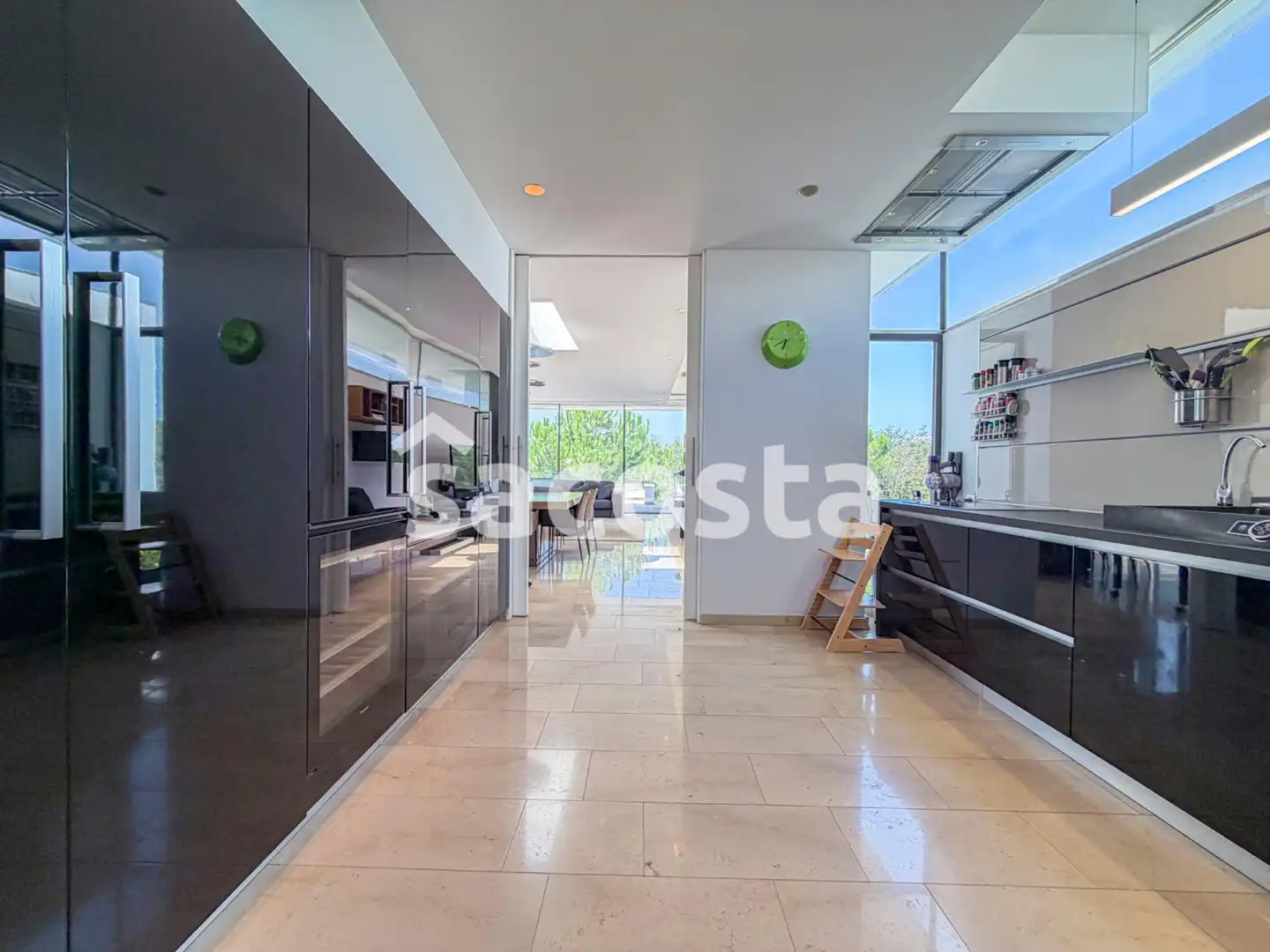 Cocina de Casa o chalet en venta en Caldes de Malavella con Aire acondicionado, Calefacción y Jardín privado