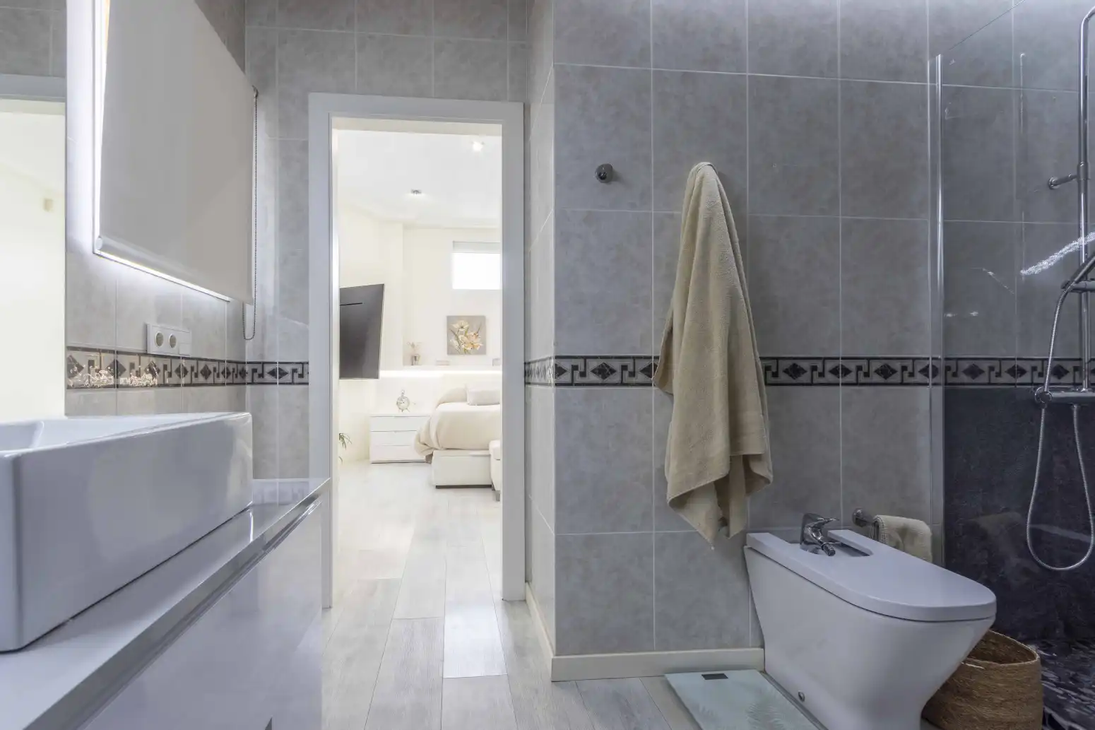 Baño de Casa o chalet en venta en Torrent con Aire acondicionado, Calefacción y Jardín privado