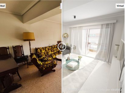 Living room of Flat for sale in  Valencia Capital