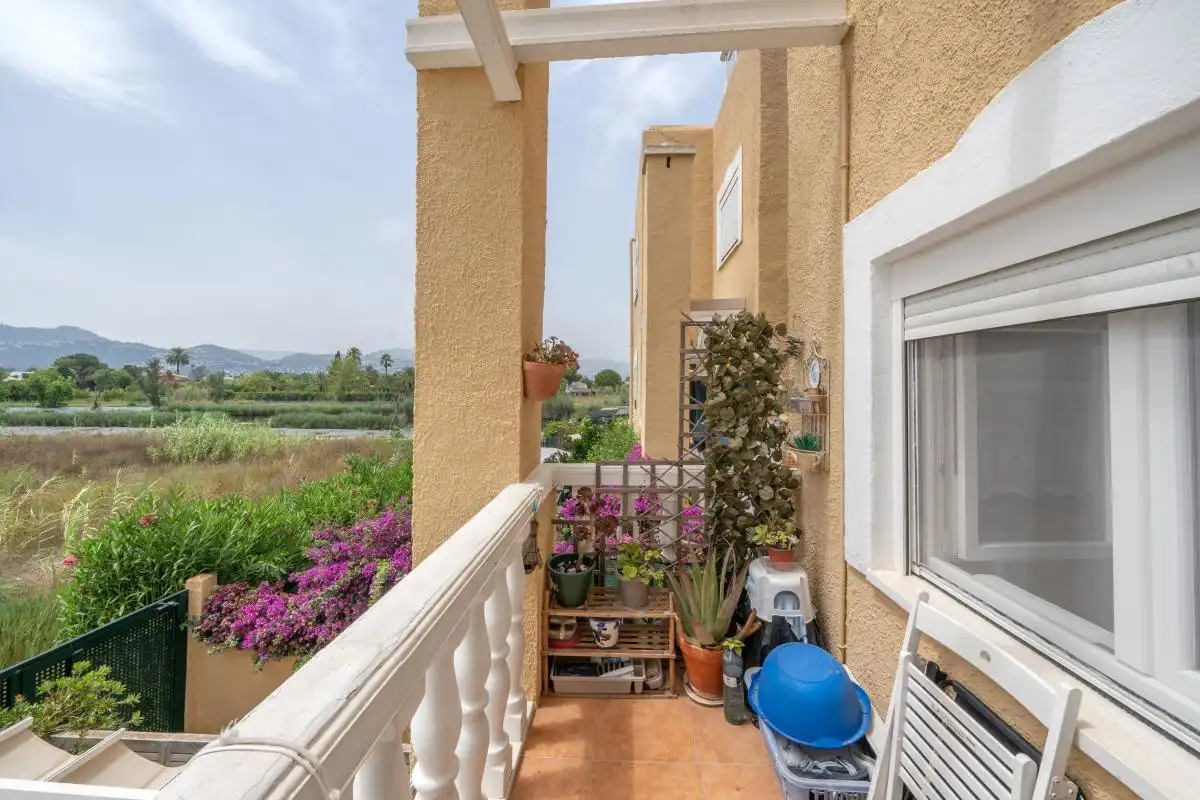 Balcony of Flat for sale in Dénia  with Air Conditioner and Heating