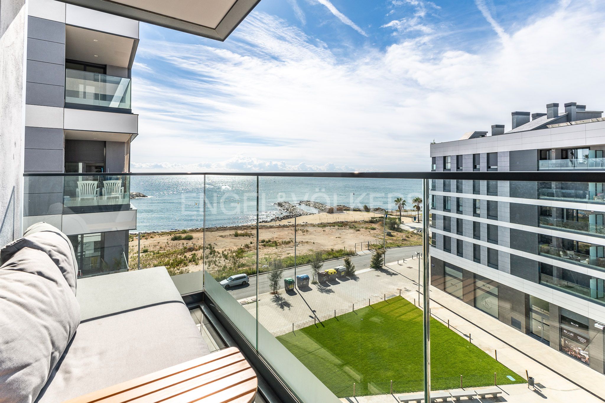 Terrassa de Apartament de lloguer en Badalona amb Aire condicionat, Calefacció i Parquet