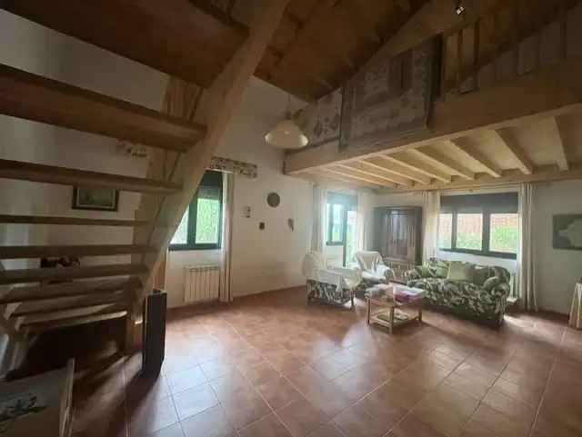 Living room of Detached homes for sale in Renedo de Esgueva  with Heating, Private garden and Terrace