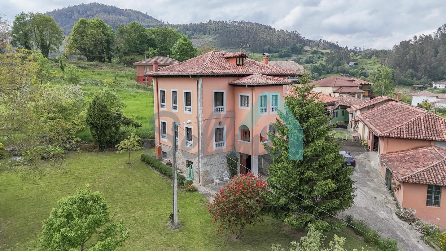 Vista exterior de Casa o chalet en venta en Salas con Calefacción, Jardín privado y Parquet