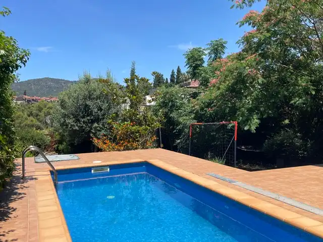 Swimming pool of Detached homes for sale in Viladecavalls  with Heating, Private garden and Terrace