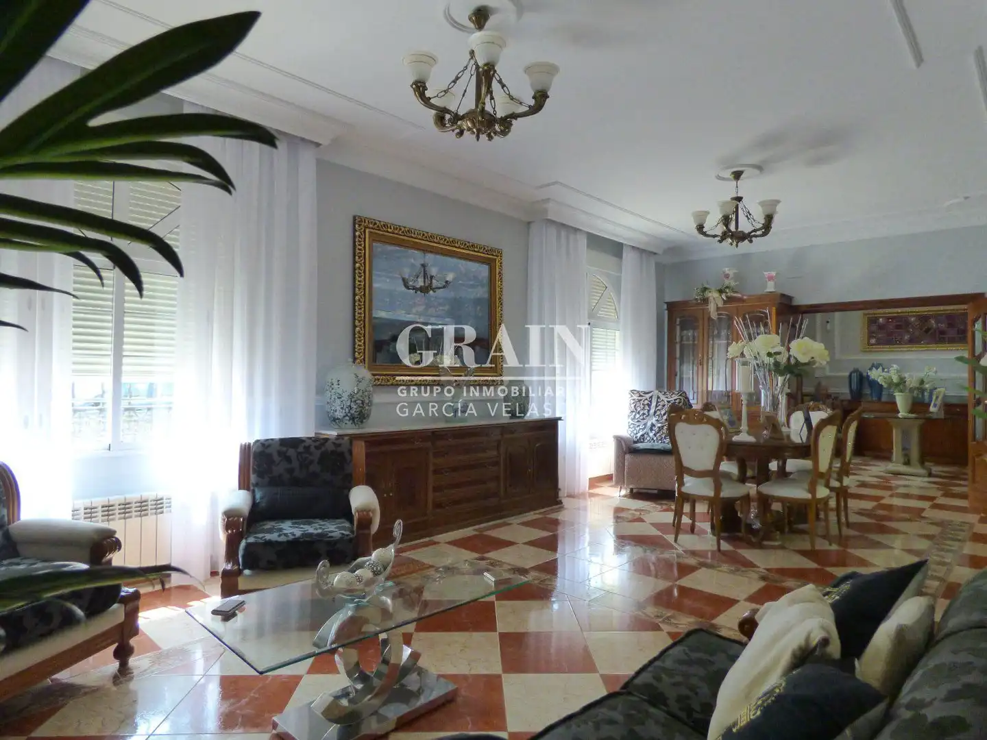 Living room of Houses for sale in Albacete  with Air Conditioner, Heating and Private garden