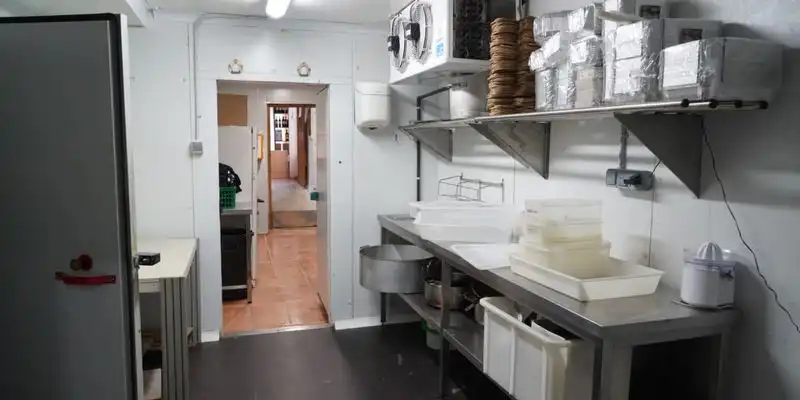 Cuina de Casa o xalet en venda en Sant Vicenç de Montalt amb Aire condicionat i Moblat