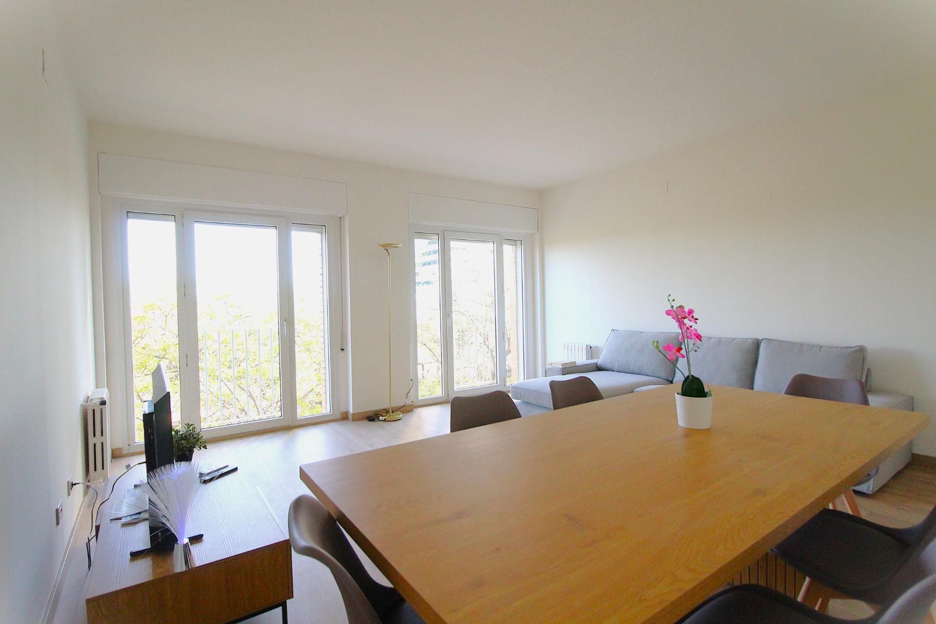 Living room of Flat to rent in  Barcelona Capital  with Air Conditioner and Heating