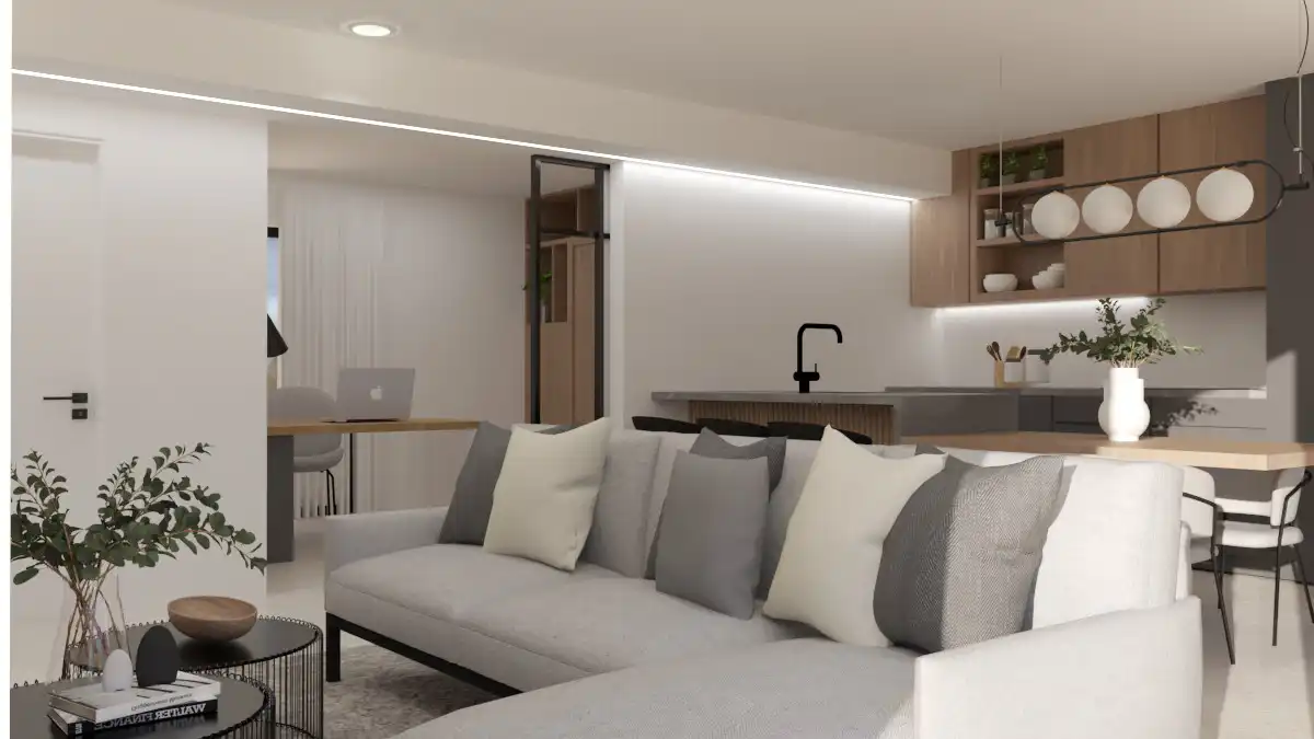 Sala d'estar de Casa o xalet en venda en Alhama de Murcia