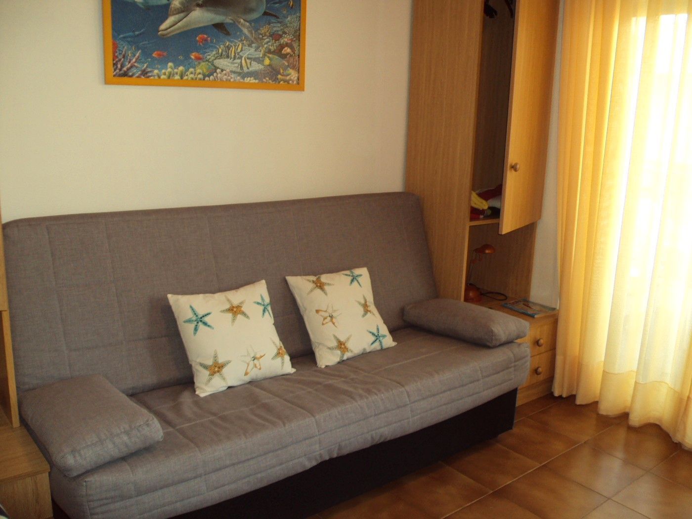 Sala d'estar de Estudi en venda en Lloret de Mar amb Terrassa, Moblat i Piscina comunitària