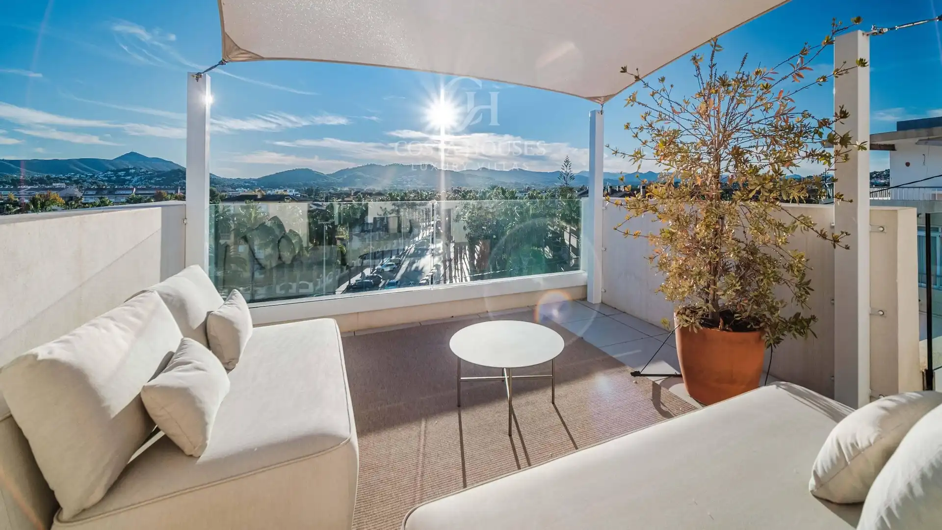 Terraza de Ático en venta en Jávea / Xàbia con Aire acondicionado, Calefacción y Jardín privado