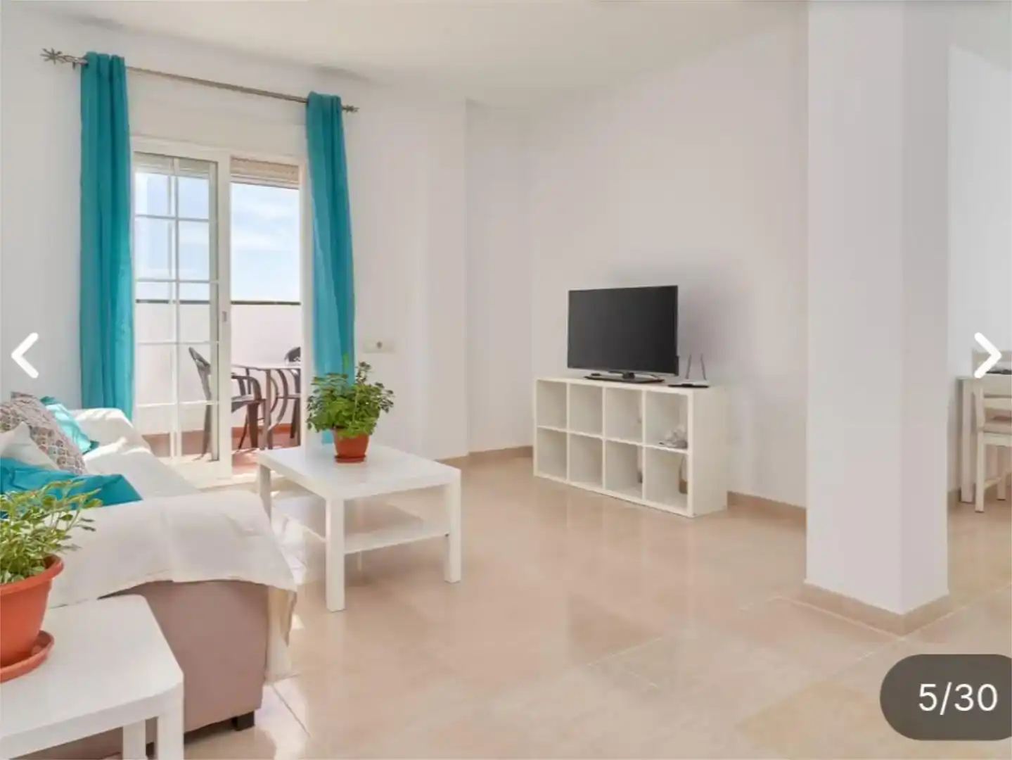Sala d'estar de Àtic de lloguer en Torrox