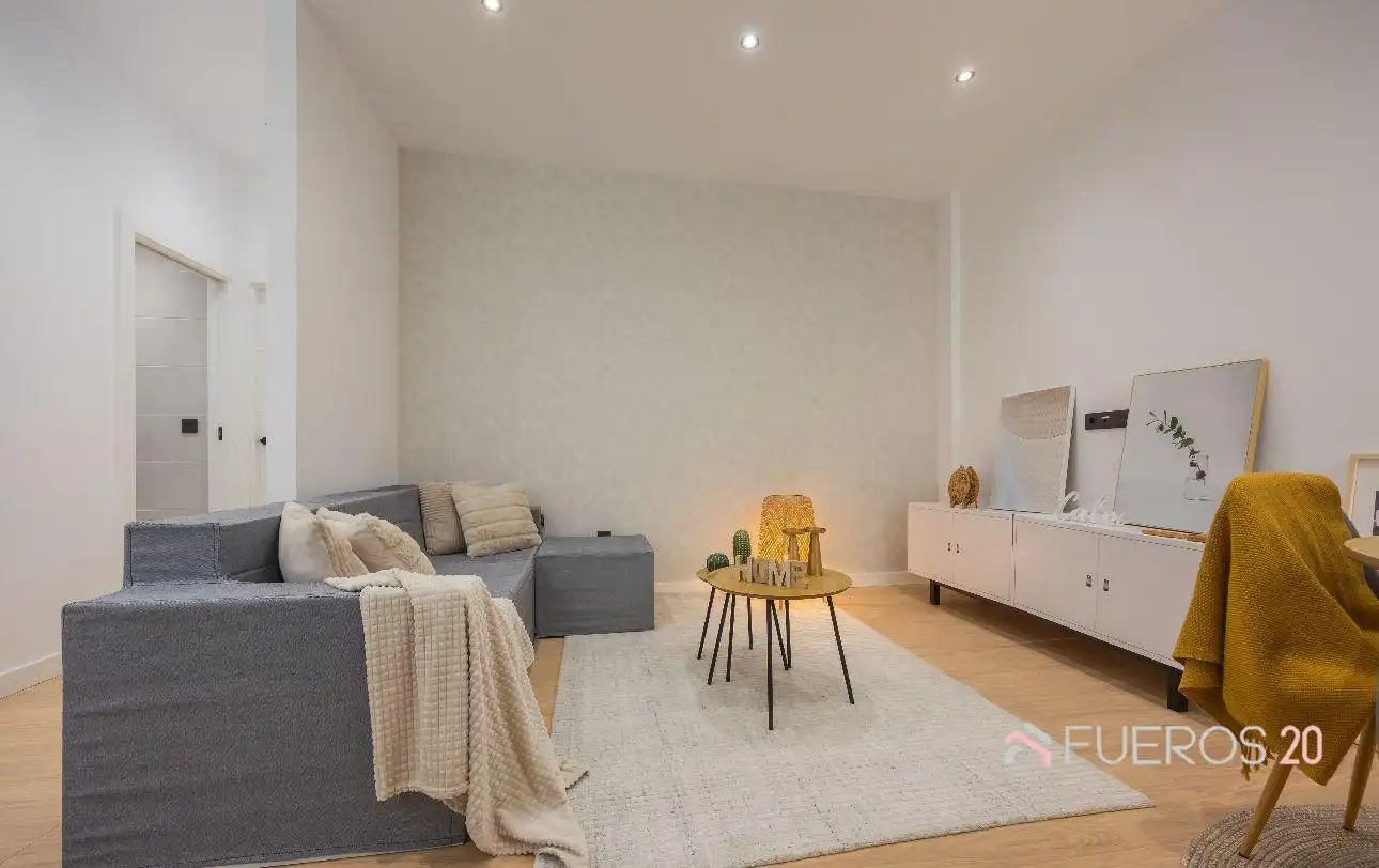 Sala de estar de Piso en venta en Getxo  con Calefacción y Amueblado