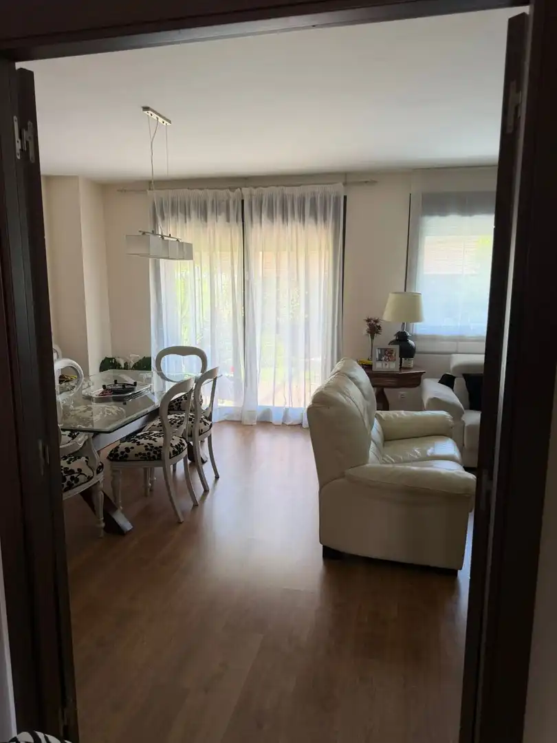Wohnzimmer von Haus oder Chalet zum Verkauf in Meco mit Klimaanlage, Heizung und Terrasse