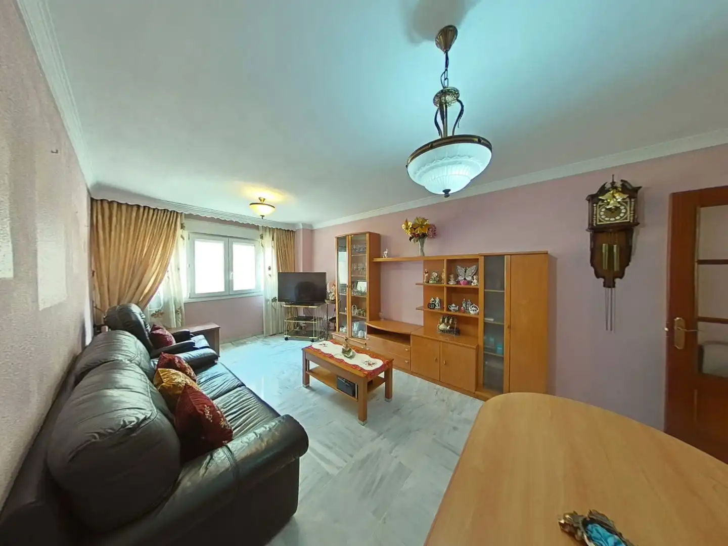 Living room of Flat for sale in Málaga Capital  with Air Conditioner, Furnished and Balcony