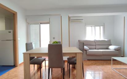 Living room of Flat for sale in  Albacete Capital  with Air Conditioner, Furnished and Balcony