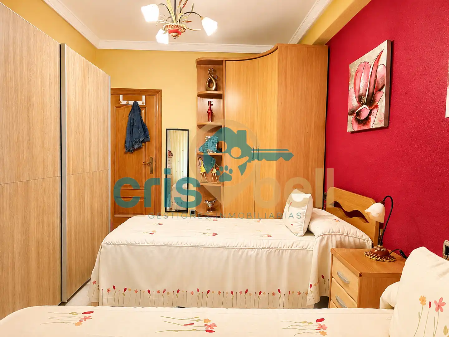 Bedroom of Flat for sale in Lorca  with Storage room, Furnished and Oven
