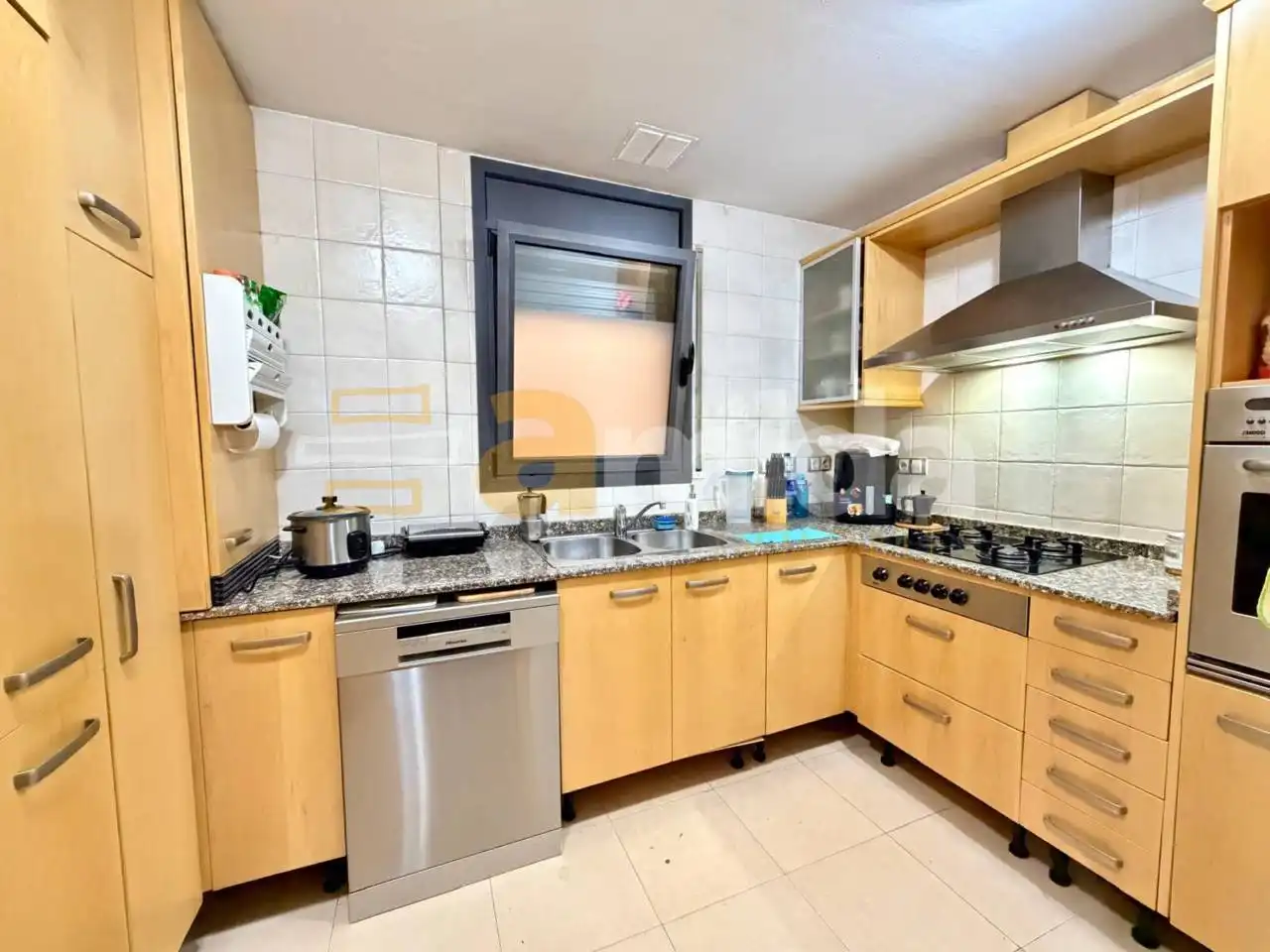 Kitchen of Flat for sale in Sabadell  with Air Conditioner, Heating and Parquet flooring